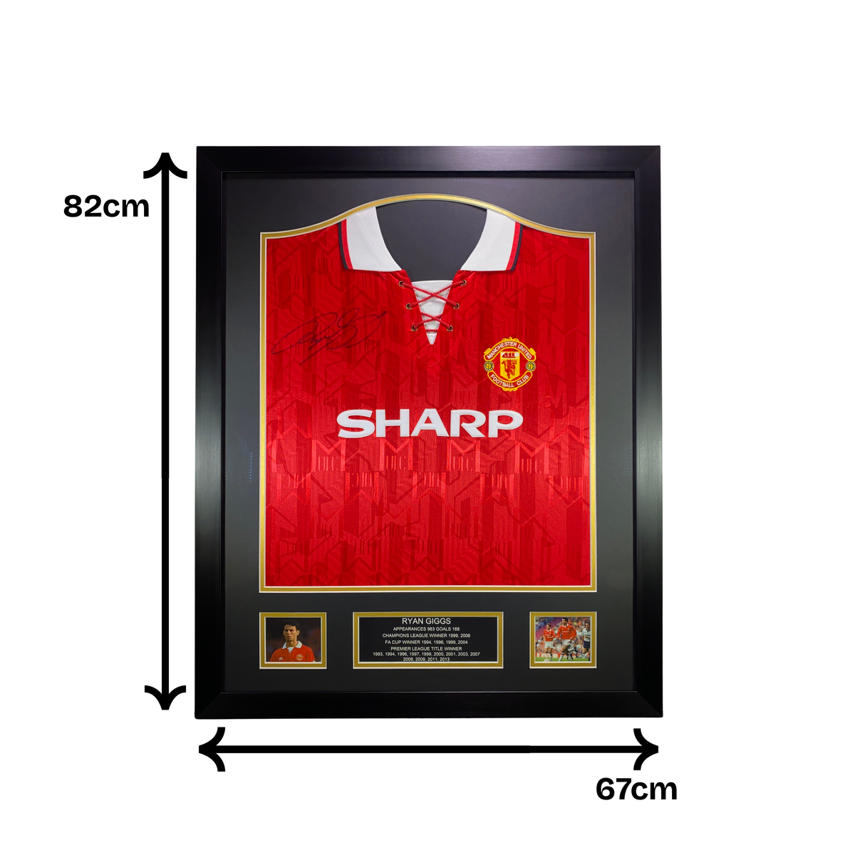 Ryan Giggs Signed Manchester United 1992/1994 Red Home Shirt