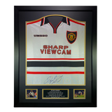 Ryan Giggs Signed Manchester United 1999 White Away Shirt (Long Sleeve)