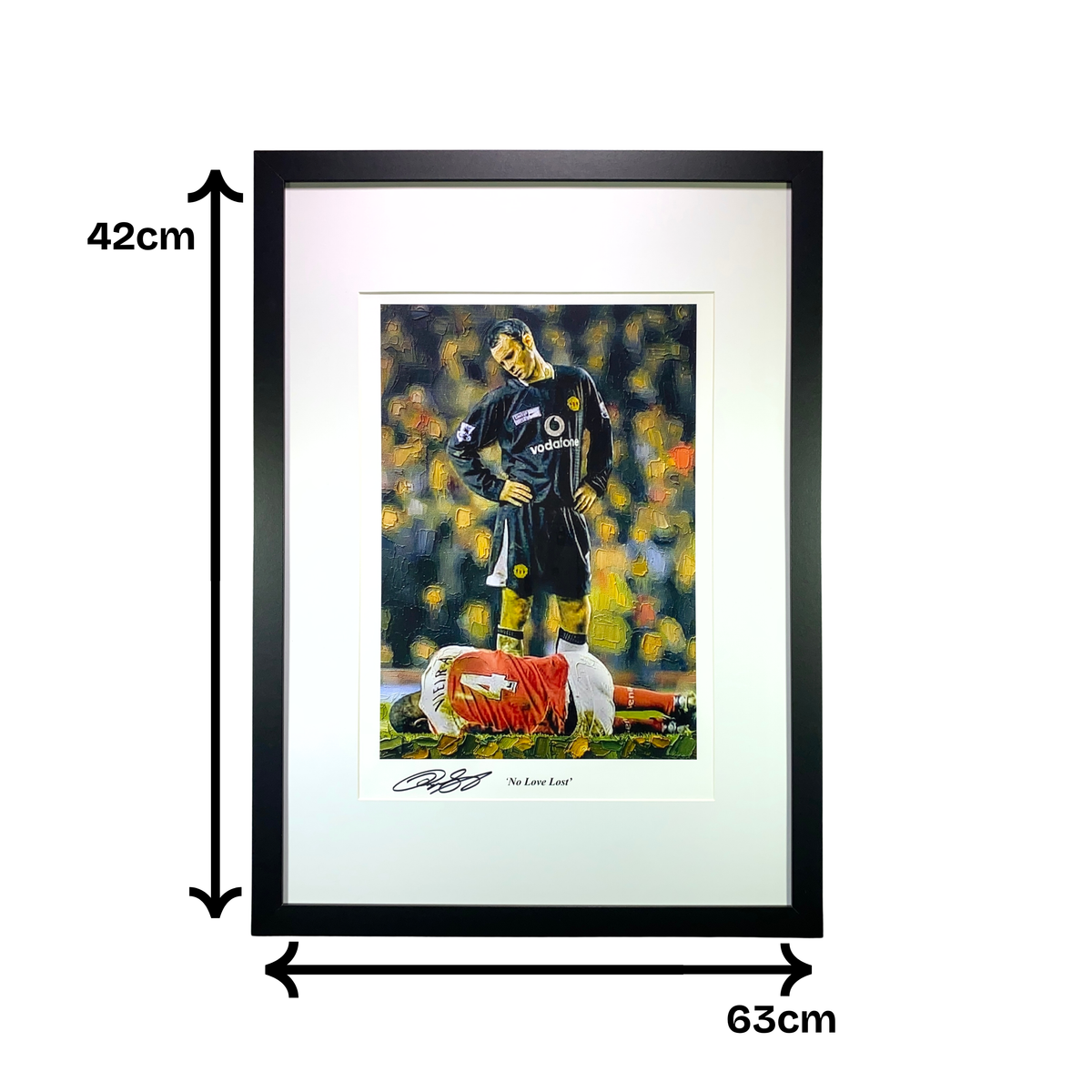 Ryan Giggs Signed "No Love Lost" Artwork Print