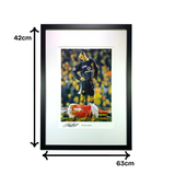 Ryan Giggs Signed "No Love Lost" Artwork Print