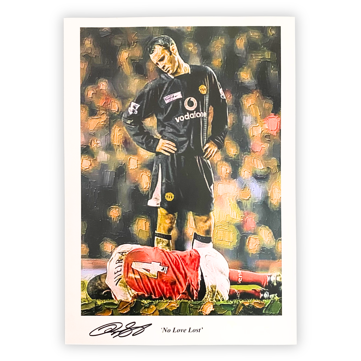 Ryan Giggs Signed "No Love Lost" Artwork Print