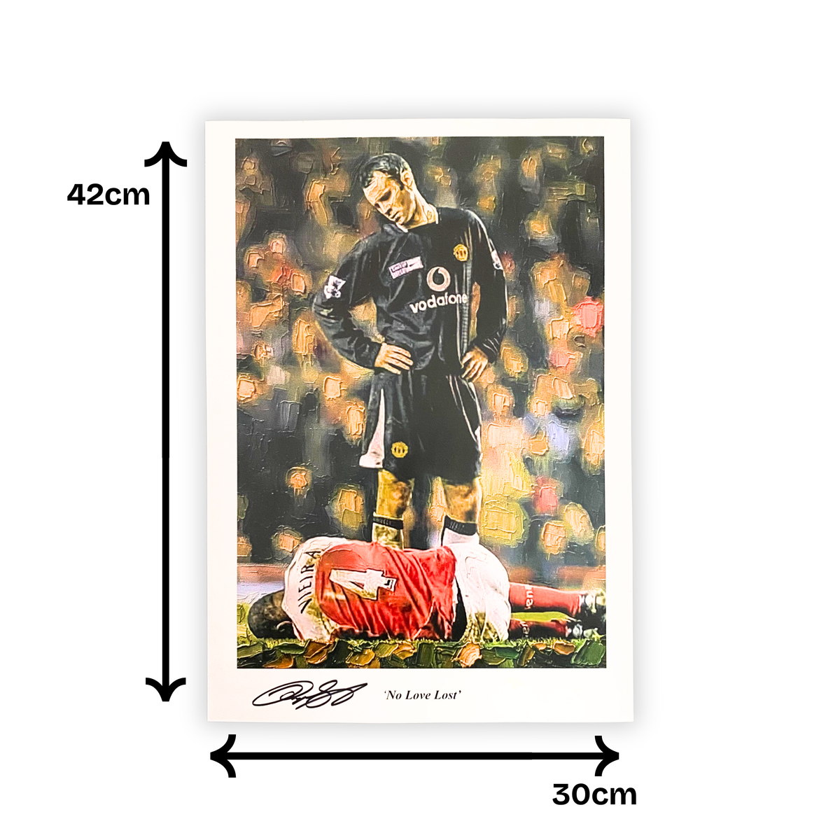Ryan Giggs Signed "No Love Lost" Artwork Print