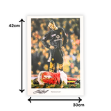 Ryan Giggs Signed "No Love Lost" Artwork Print