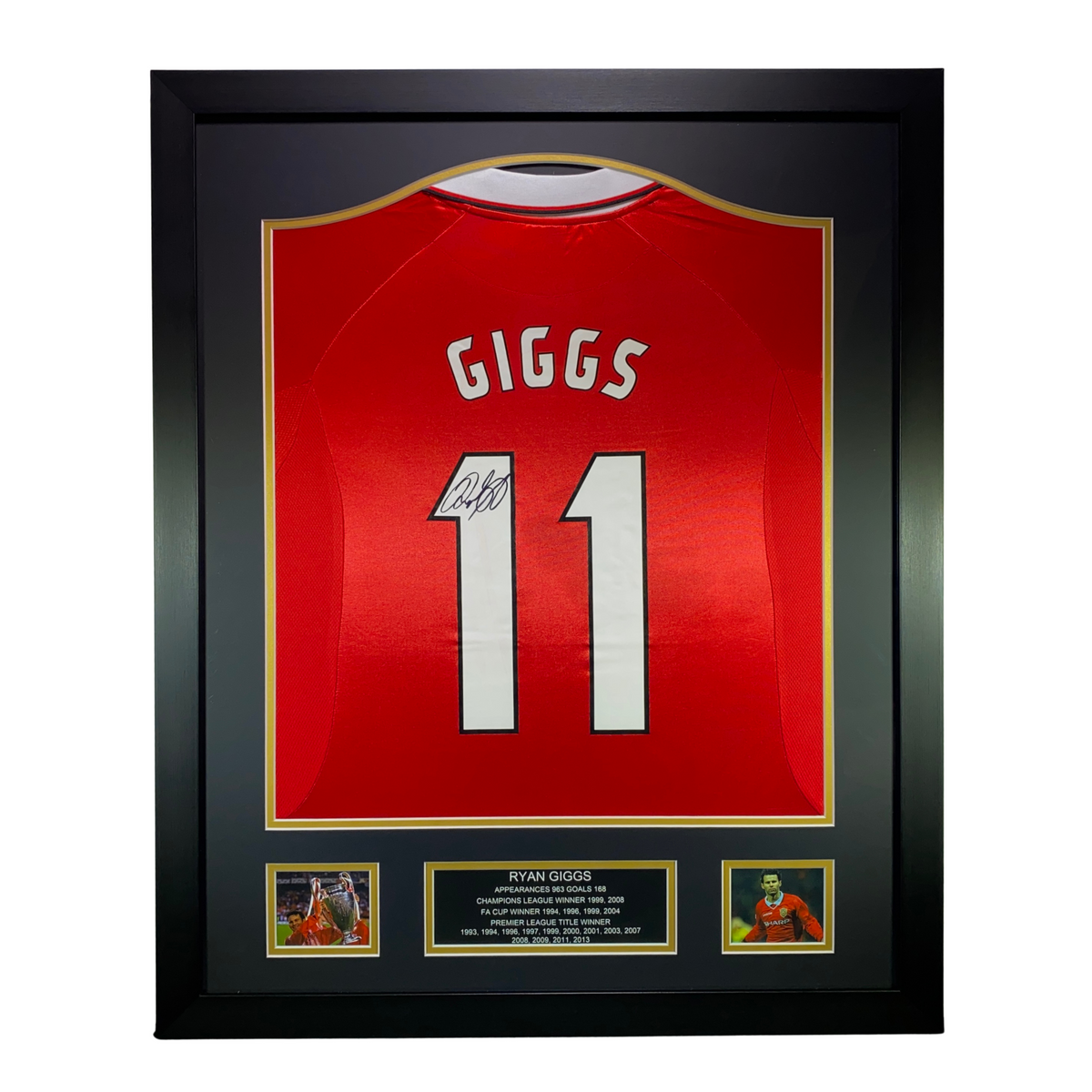Ryan Giggs Signed Number 11 Manchester United 1999 UEFA Champions League Final Shirt