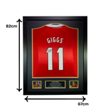 Ryan Giggs Signed Number 11 Manchester United 1999 UEFA Champions League Final Shirt