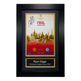 Ryan Giggs Signed Official Matchday Programme 2008 UCL Final (M)