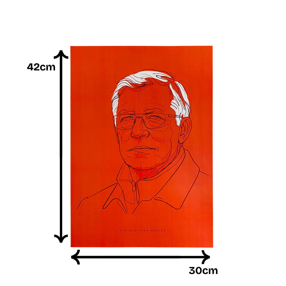 Sir Alex Ferguson "The Scottish Master" Print (A3)