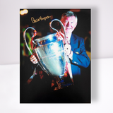 Sir Alex Ferguson Signed Manchester United Photo Print: 2008 UEFA Champions League Winner
