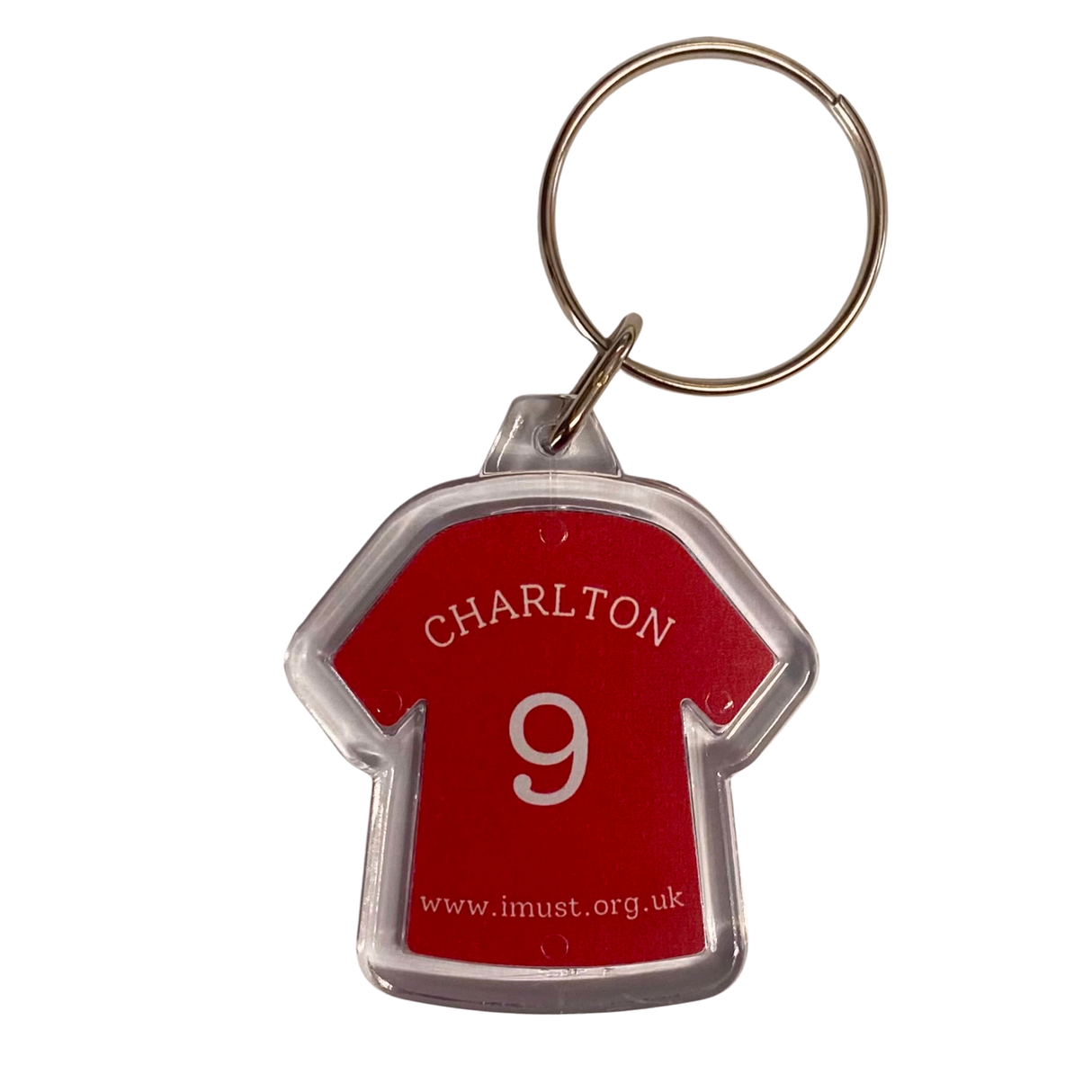 Sir Bobby Charlton Shirt Keyring