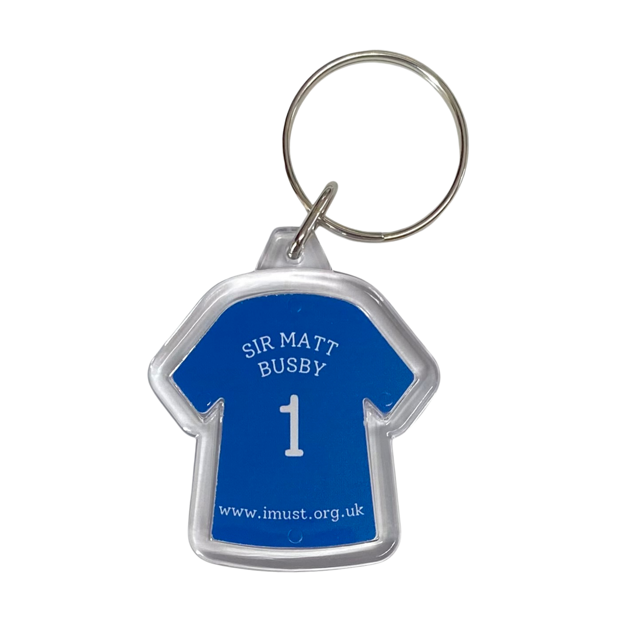 Sir Matt Busby Shirt Keyring