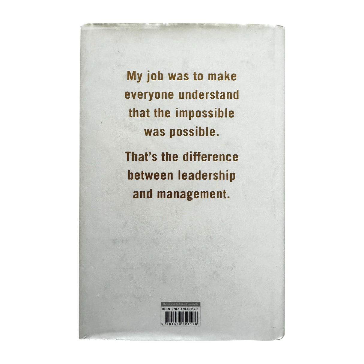 Alex Ferguson - Leading by Michael Moritz [Hardcover] (Pre-owned)