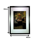 Sir Alex Ferguson and Sir Matt Busby "Football Grandmasters" Print (A3)