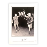 Sir Bobby Charlton Signed Manchester United 1968 European Cup Final - Trophy Photo Print (L)