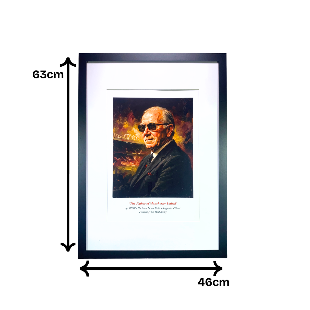 Sir Matt Busby "The Father of Manchester United" Print (A3)