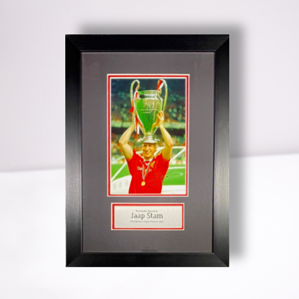 Jaap Stam 1999 Framed Signed Photo Print