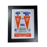 Alex Stepney Name Personalised Signed 1968 European Cup Final Programme