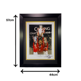 Teddy Sheringham Signed Print - "He Came To Man United And Won The Lot" (L)