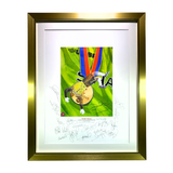 Treble Chance - A Fairytale Finale - Multi Signed & Framed Print (XL)