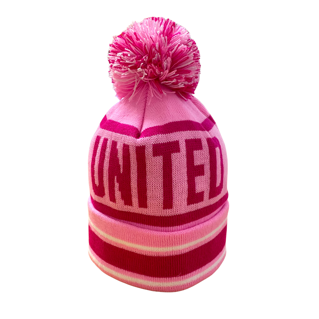 Pink United Bobble Hat