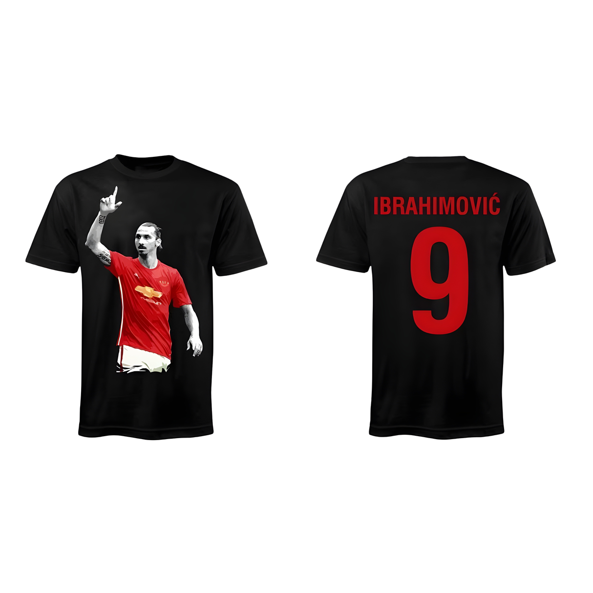 Zlatan Number 9 T Shirt (S)